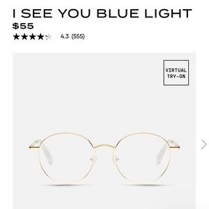 QUAY blue light glasses